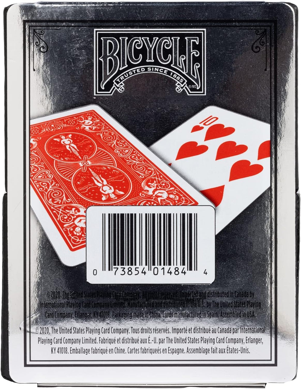 Bicycle Prestige waterproof plastic playing cards blue deck with smooth edges for easy shuffles