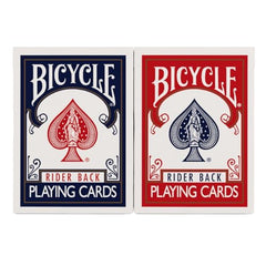 Bicycle Rider Back red deck ready for smooth shuffles and reliable play.