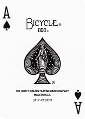 Bicycle Rider Back Silver deck in motion during a glide move.