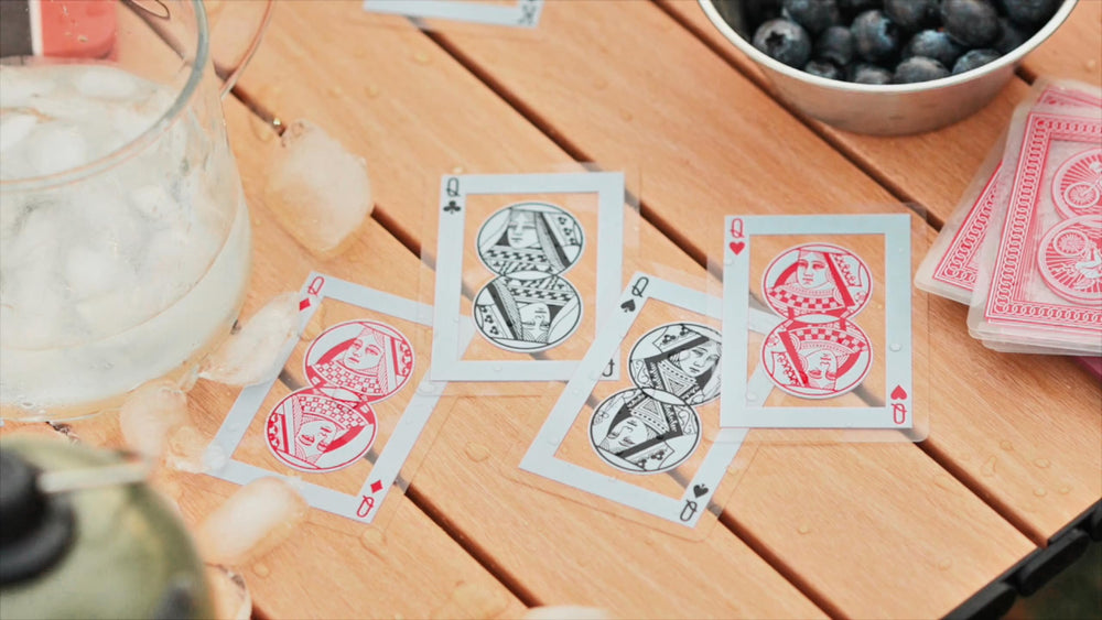 Bicycle Beach-friendly deck resists sand and spills during travel.