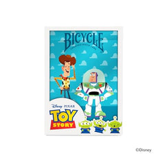 Bicycle Toy Story court cards feature Woody and Buzz for themed gameplay.