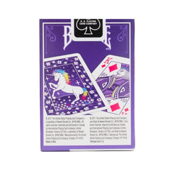Bicycle Unicorn Playing Cards face cards are bright and readable.