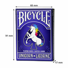 Bicycle Unicorn Playing Cards made in USA from premium stock.