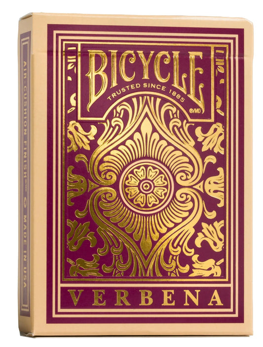 Bicycle Verbena Floral Deck front view showing intricate wildflower design