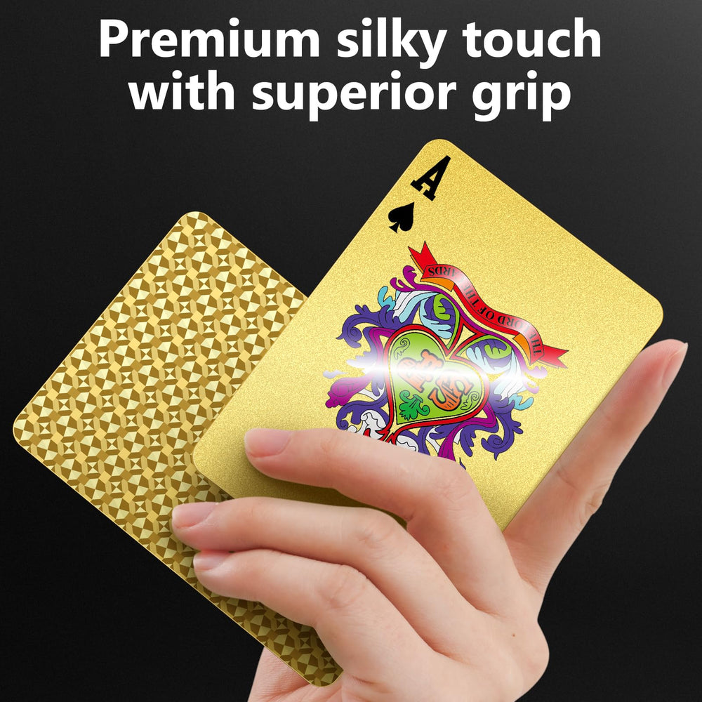 BIERDORF casino-themed gold diamond design close-up adding premium vibe.