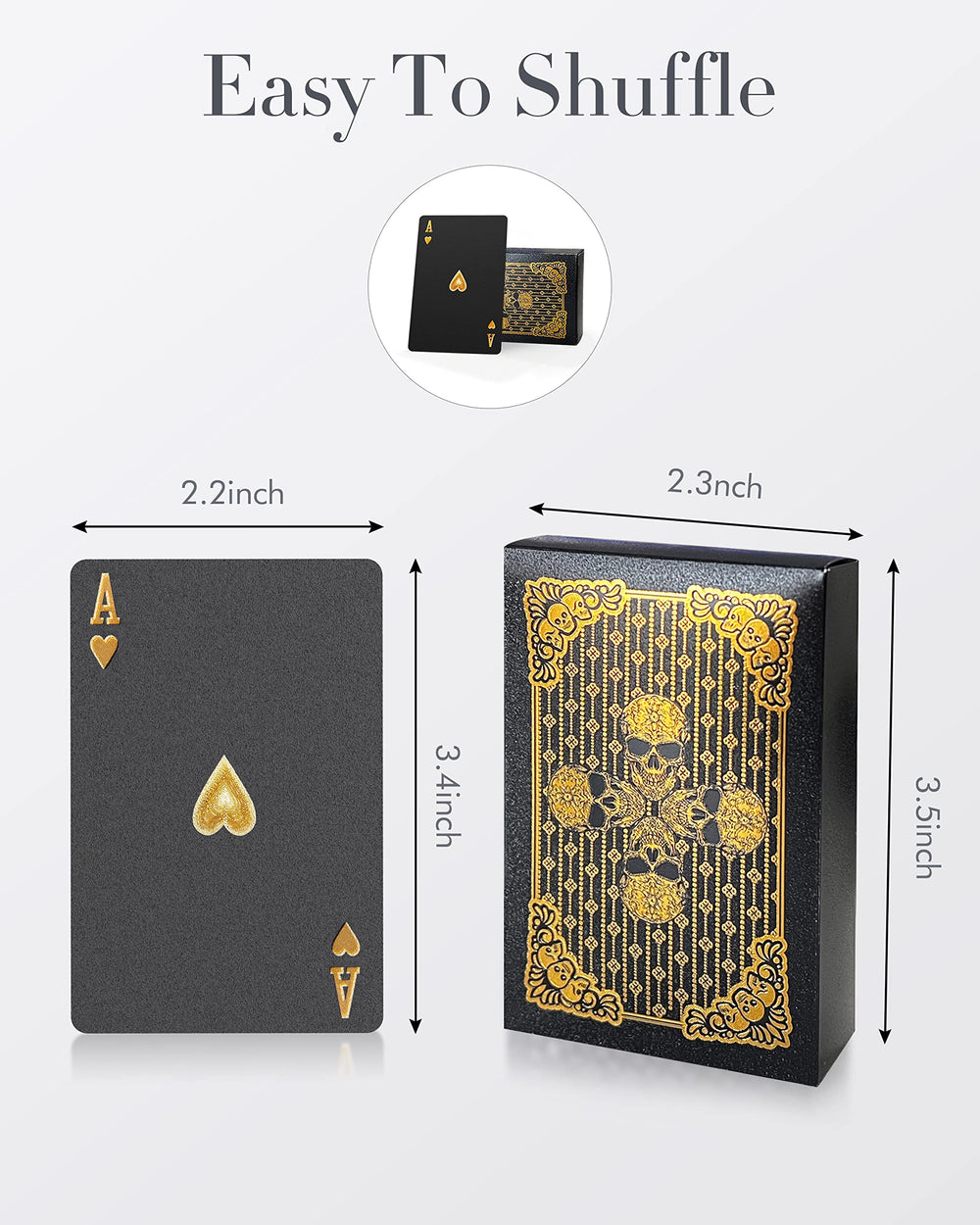 BIERDORF washable cards resist spills and stay clean after use.