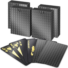BIERDORF waterproof playing cards 4-pack deck with durable edges for all-weather play.