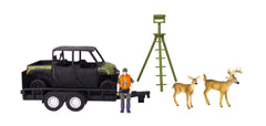Big Country Toys hunting playset Polaris Ranger ATV for realistic indoor outdoor adventures.