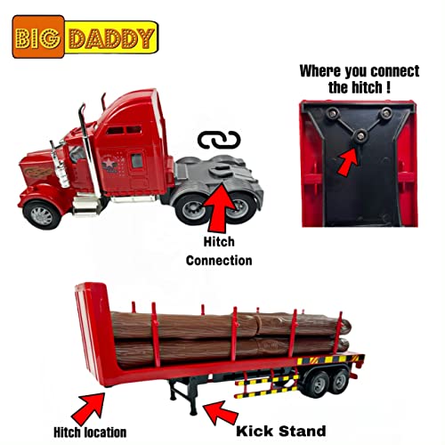 Big Daddy truck cab detail emphasizing safe, kid-friendly features