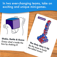 Big Potato Mini Game Party rotating teams ensure inclusive play for all players.