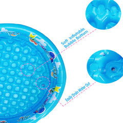 Big Summer 3 Rings Kiddie Pool drain hole close-up shows easy water release