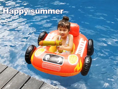 Big Summer 34x31-inch-fire-truck-float, sturdy design for ages 3-8