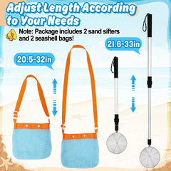 Biggun two-pack beach treasure tools set for family outings on the sand.