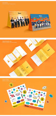 BigHit BTS Butter Peach Ver folded message card adds a personal touch