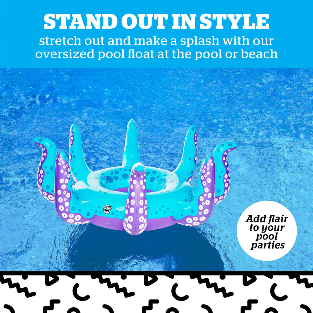 BigMouth Inc inflatable pool tube with durable vinyl for pool, beach, or lake days