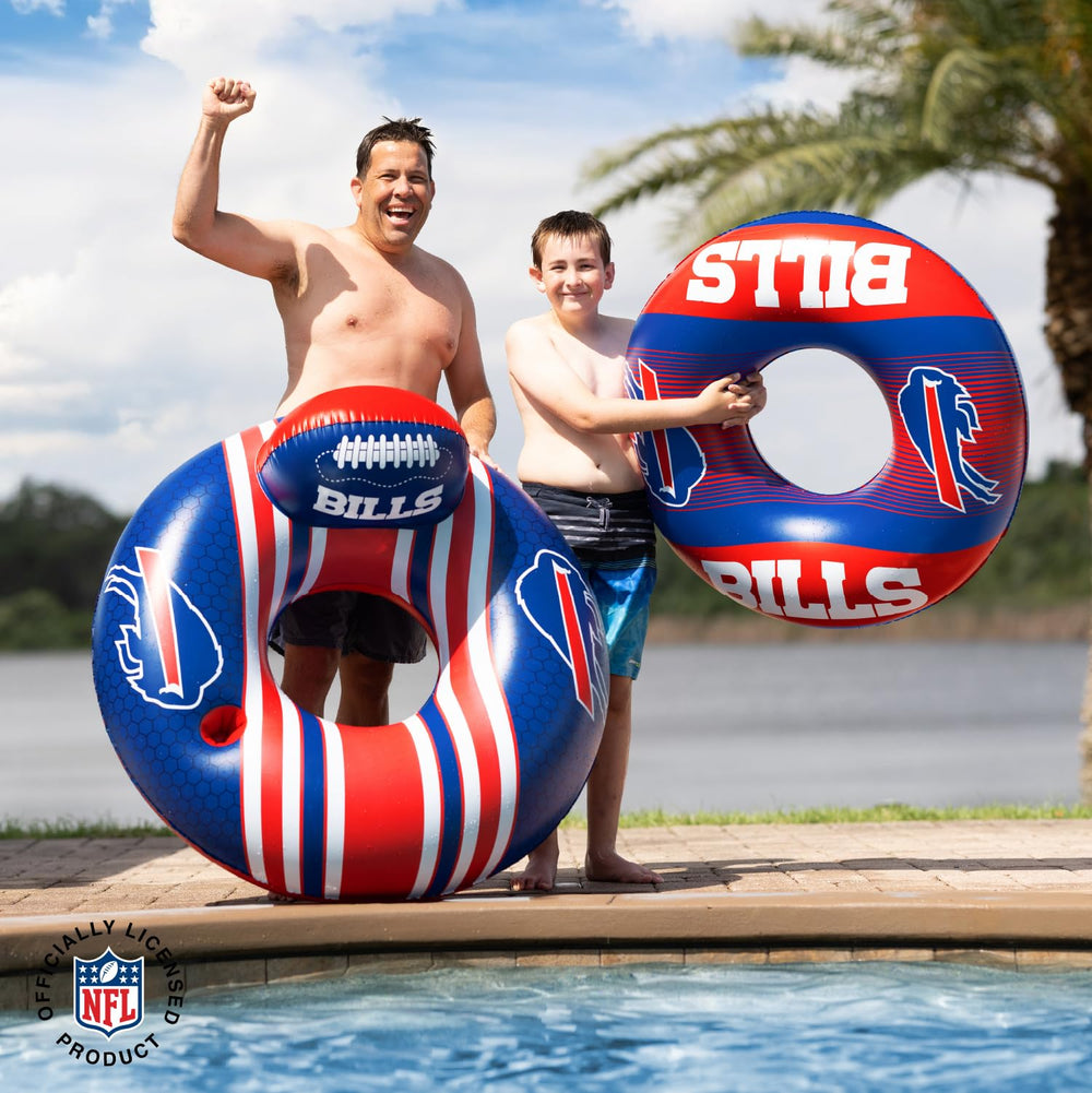 BigMouth Inc Buffalo Bills float inflates and deflates quickly for easy setup