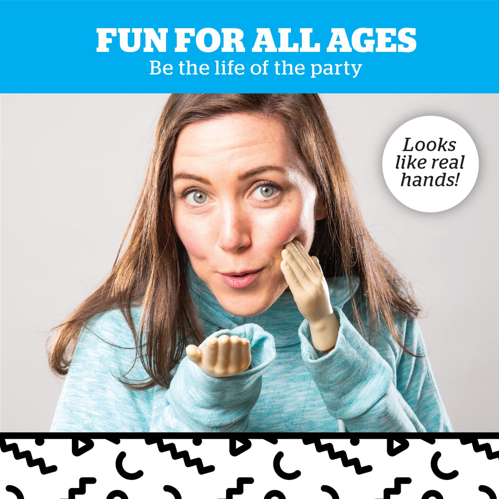 BigMouth Inc realistic-looking hands enhance character costumes and pranks.