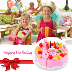 BigNoseDeer DIY cake assembly shows easy slicing for cleanup