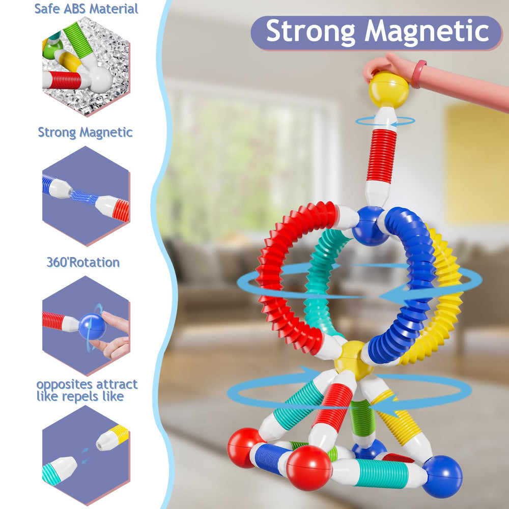 BIGRANK magnetic balls safety design highlights smooth edges and strong magnets