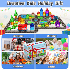BigShu kids build a road world for open ended learning