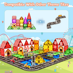 BigShu magnetic tiles promote hands-on STEM learning and fine motor control.