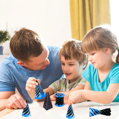 Bigted blue cone toy passthrough emphasizes calming focused moments on the go