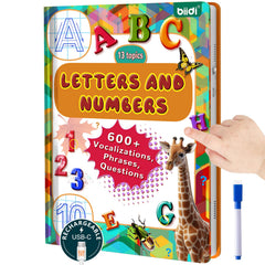 Biidi English interactive sound book cover, travel-friendly learning for curious toddlers.