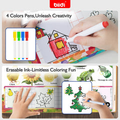 Biidi screen-free travel education toy keeps kids engaged in cars and trips.