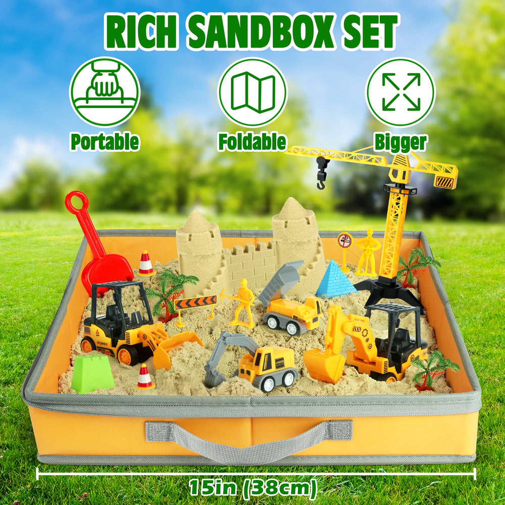 Billeeit sensory sand offers soft tactile molding.