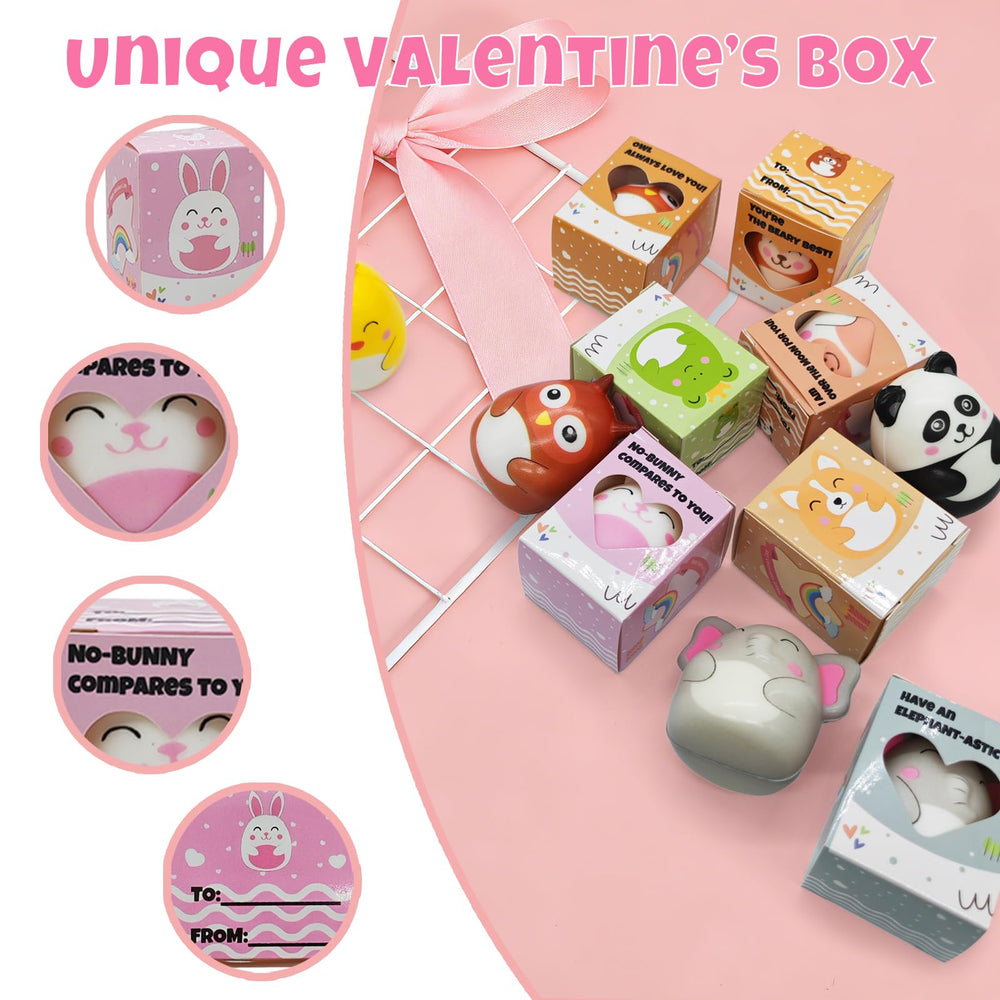BillMOSS owl squishy in pun note box for engaging gift exchange