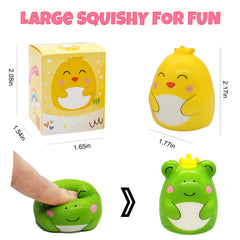 BillMOSS panda squishy with bright colors promotes playful learning