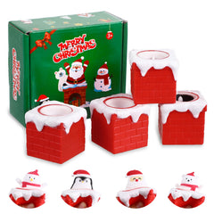 BILLMOSS chimney squishy Santa head pop-up toy for festive playtime and party favors