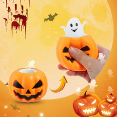 BILLMOSS Halloween pumpkin squishy purple ghost pops for colorful desk breaks.