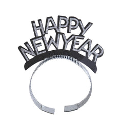 BinaryABC Happy New Year headband easy to wear for quick party setups