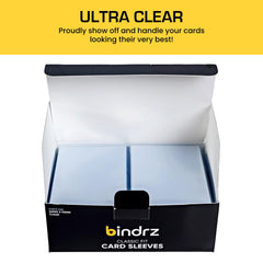 Bindrz versatile sleeves suitable for standard-size cards, game cards, and collectible sets