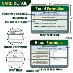 Bingbrofam Excel formulas flash cards on-the-go for instant reference.