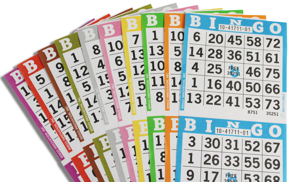 Bingo Innovation Bingo Books bulk packaging designed for large events and fundraisers