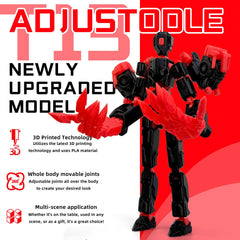 Binvin Nova 13 multi-jointed figure, side angle view for pose versatility.