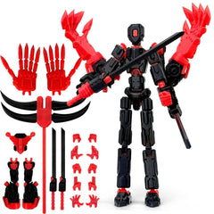 Binvin 8Inch T13 action figure, assembly completed, ready for immediate display.
