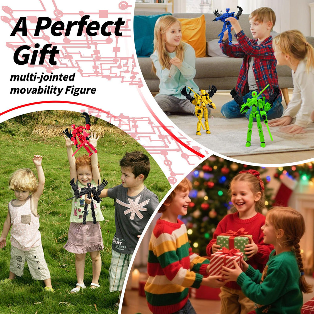 Binvin accessories with weapons and interchangeable hands expand play possibilities.