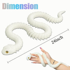 Binvin snake viper desk display ornament on a shelf