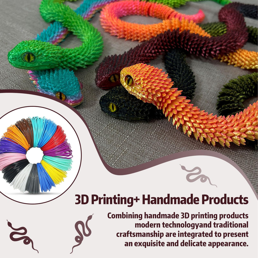 Binvin Snake Viper on desk adds playful decor
