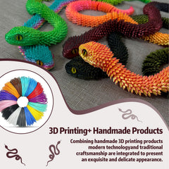Binvin Snake Viper on desk adds playful decor