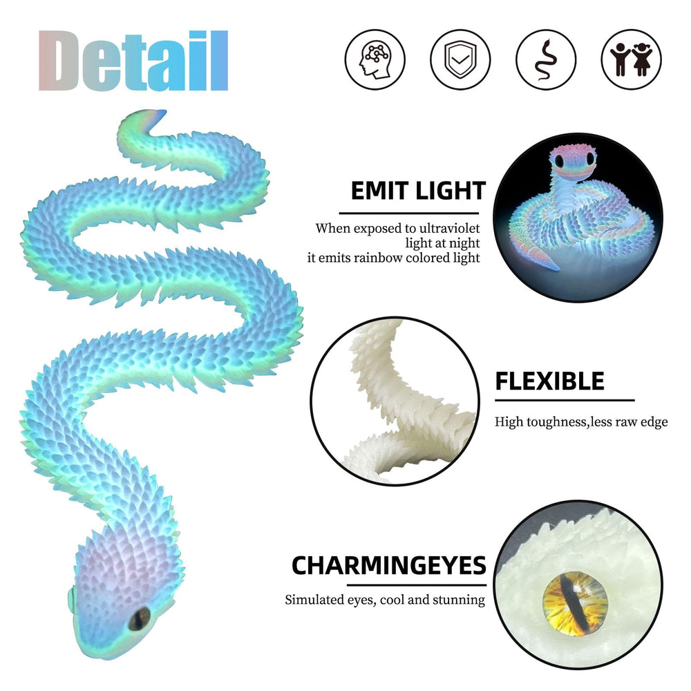 Binvin Snake Viper realistic skin texture for lifelike miniatures