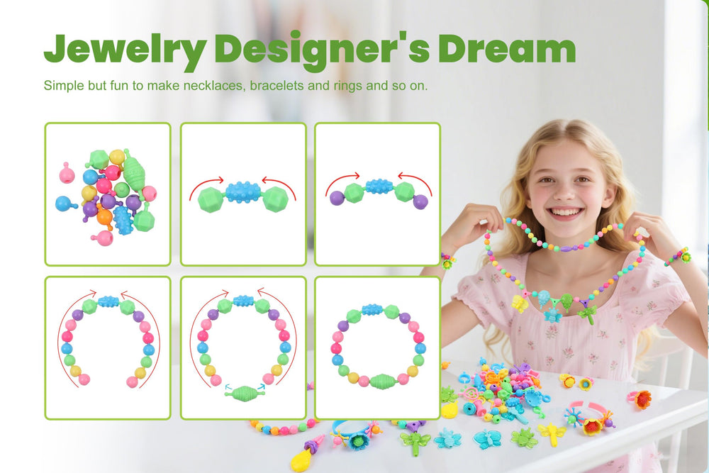 BIRANCO ladybug bead figure adds playful elements to kid jewelry.
