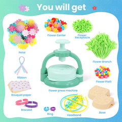 BIRANCO kit support varied flower arrangements for kids.