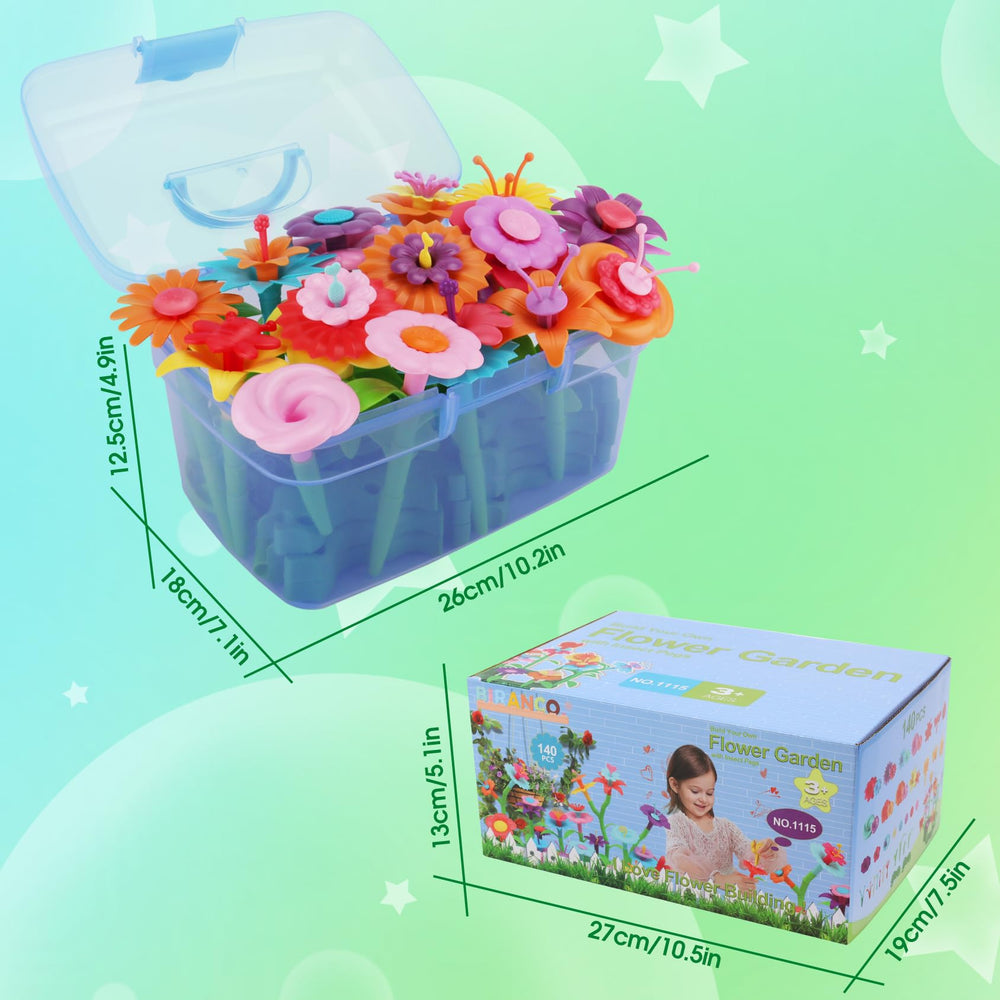 BIRANCO kid playing bouquet arrangement showing bright colors and creativity.
