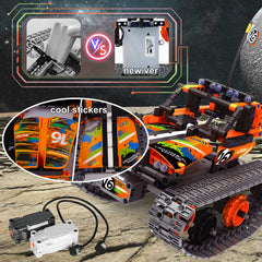 BIRANCO tracked system close-up highlights durable tracks for stability