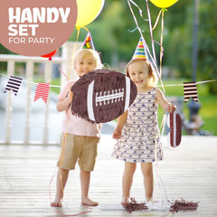 Birchio football pinata decor-ready appearance makes football-themed parties instantly festive