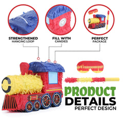 Birchio pinata hanging loop design enables easy party setup.